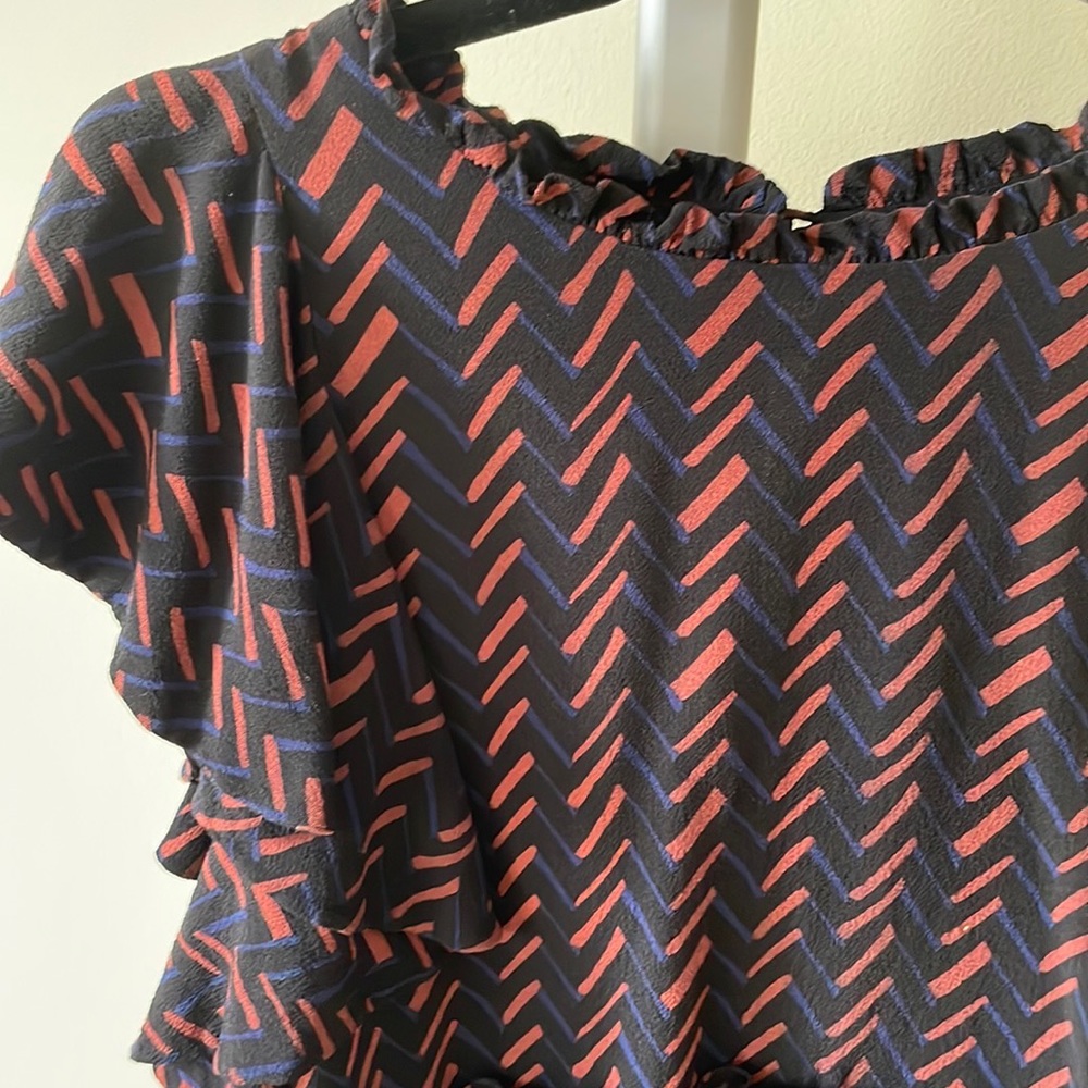 Apiece Apart New York ruffle top blouse, size US 4 - Picture 4 of 11